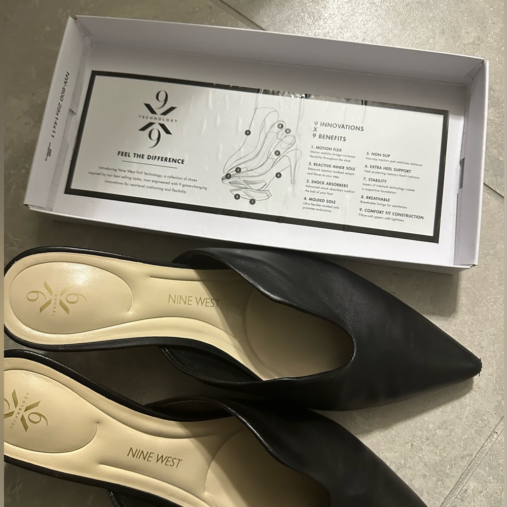 Nine West Kapps 9x9 Pointy Toe Mules - Picture 7 of 7